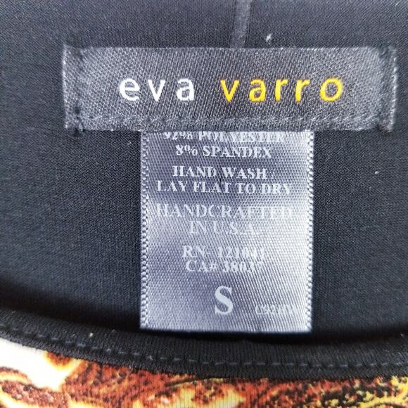 EVA VARRO Colorblock Sheath Knit Minidress - Size Small - Picture 7 of 7